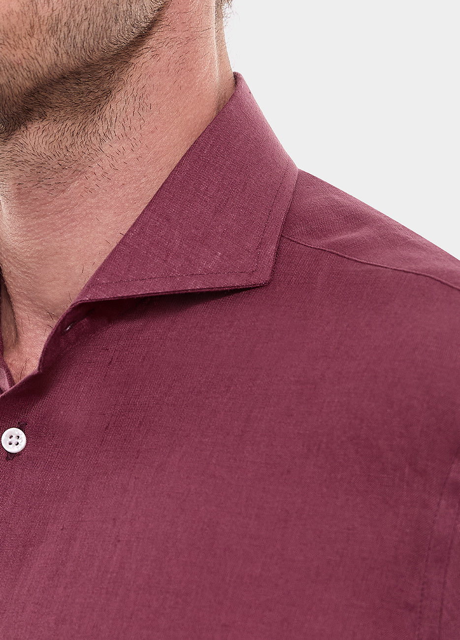 Camisa Lisa Cereza