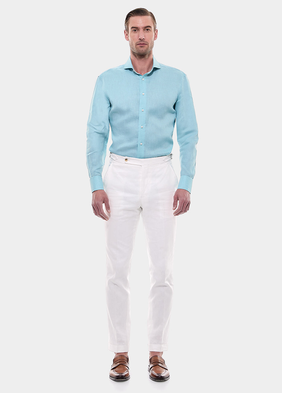Camisa Lisa Turquesa