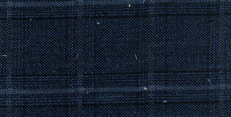 Jaquette Principe De Gales Azul Medio Y Negro