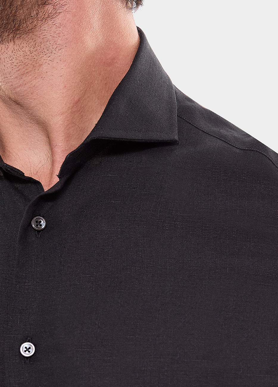 Camisa Lisa Negro