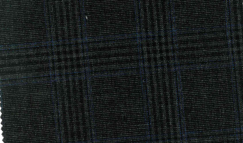 Havoc Pantalon Smoking Principe De Gales Gris, Azul Y Negro