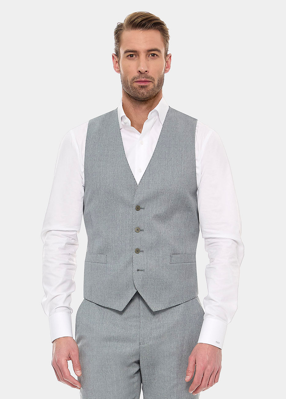 Chaleco Liso Gris Perla| HAVOC