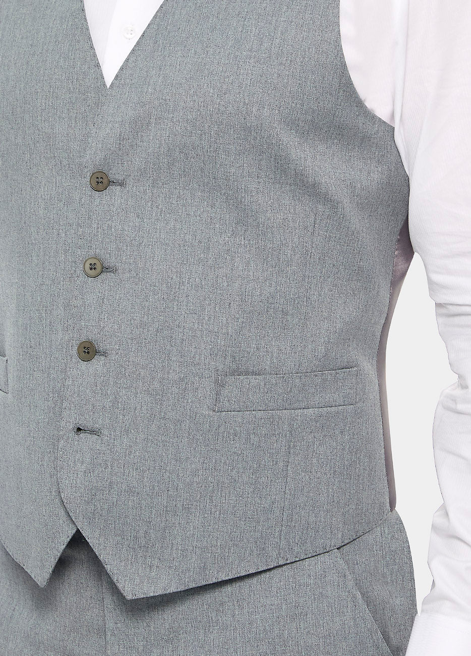 CHALECO LISO GRIS PERLA Havoc