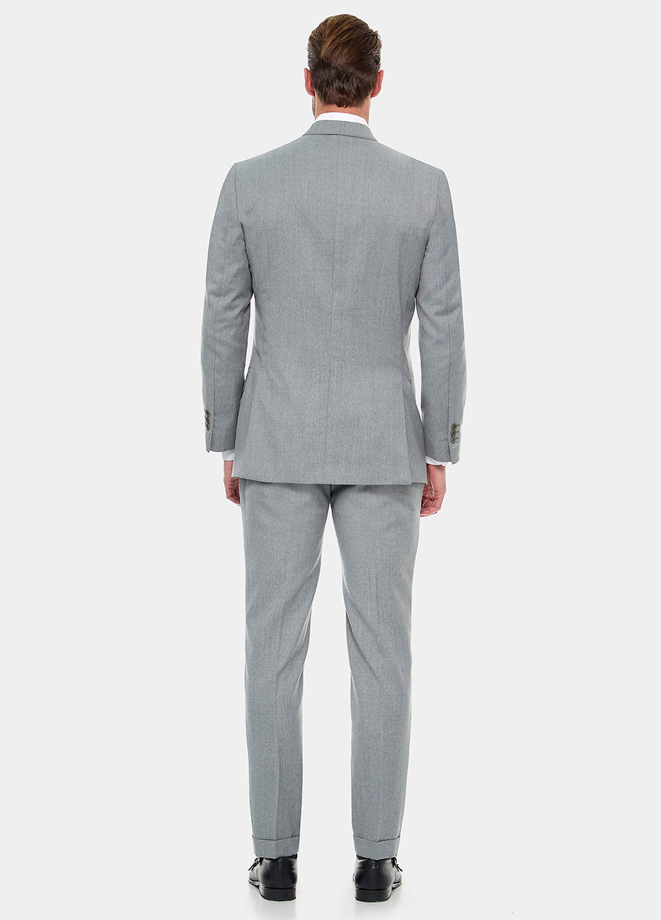Havoc Blazer Liso Gris Perla