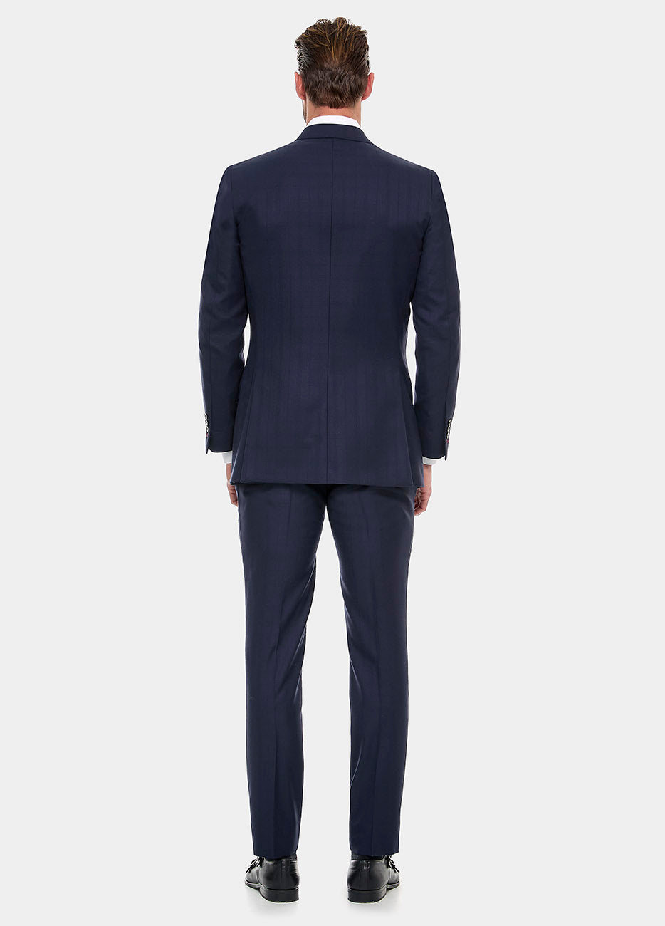 Blazer Cuadro Ventana Azul Medianoche