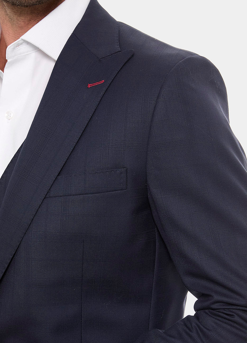 Traje Cuadro Ventana Azul Medianoche
