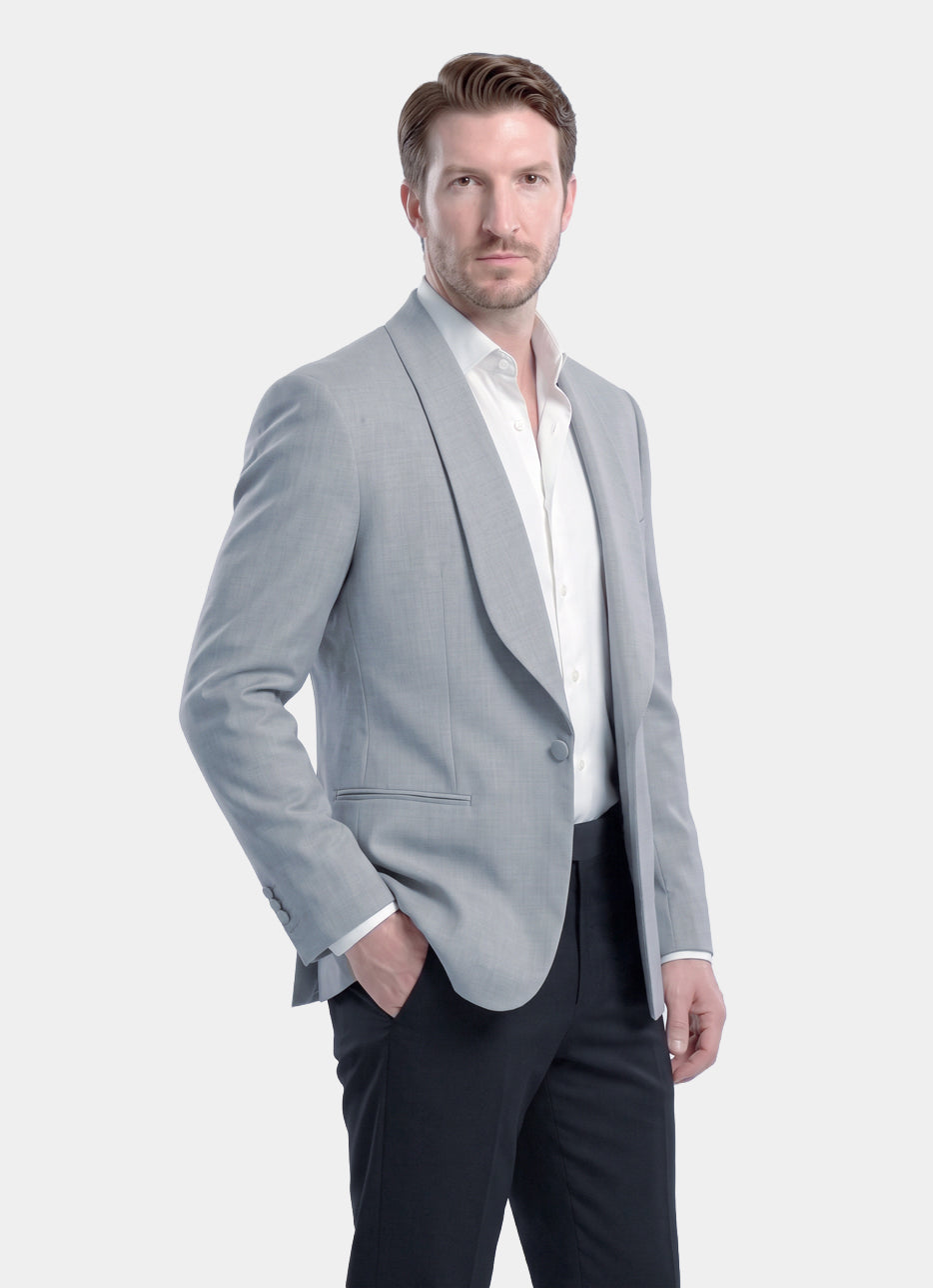 Dinner Jacket Sarga Gris Plata