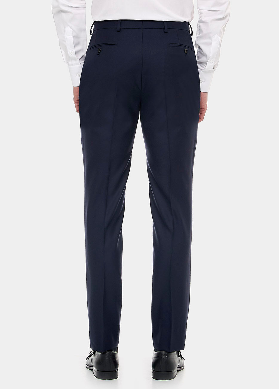 Pantalón Sarga Azul Petroleo
