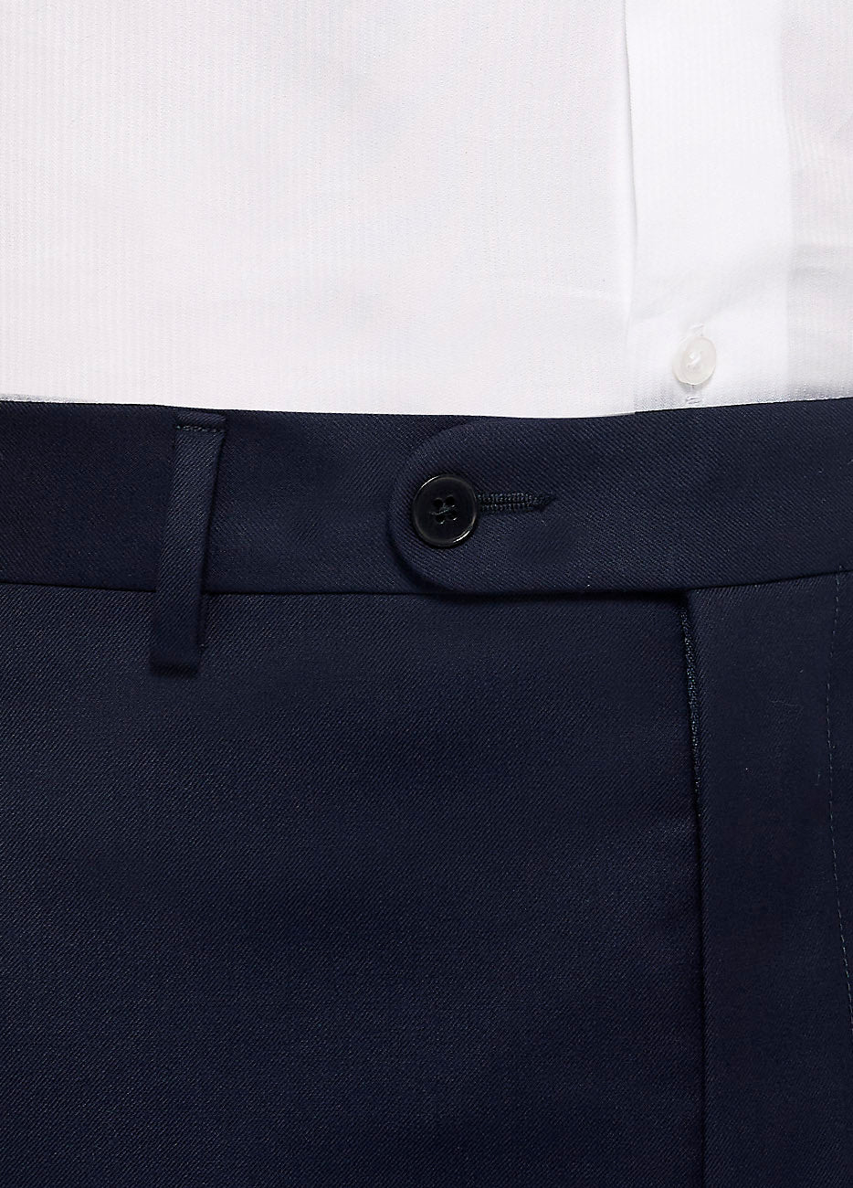 Pantalón Sarga Azul Petroleo
