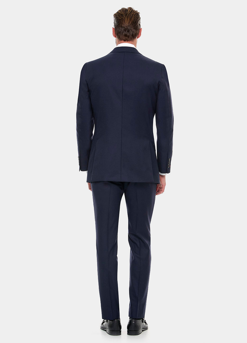 Traje Sarga Azul Petroleo