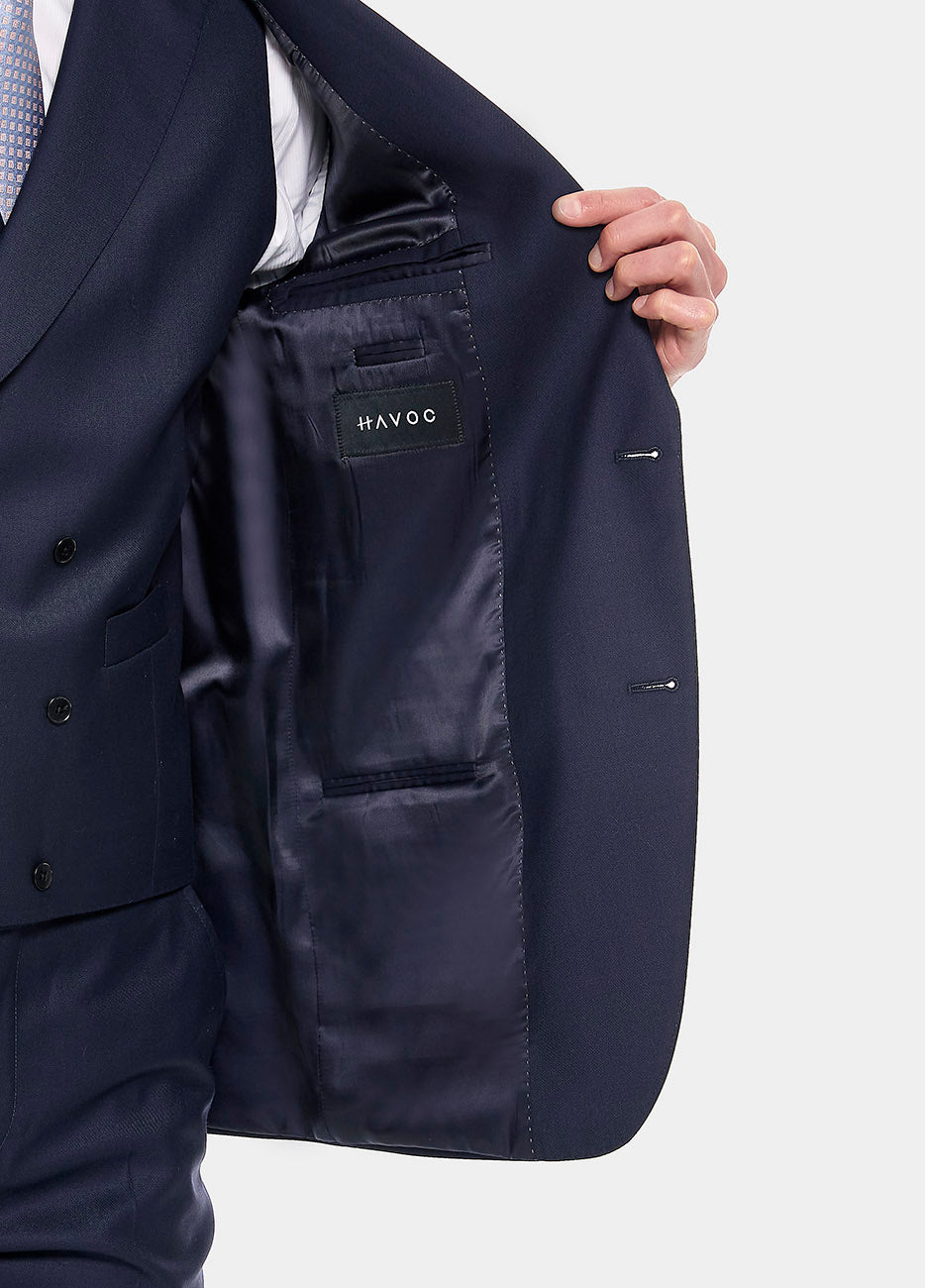 Traje Sarga Azul Petroleo