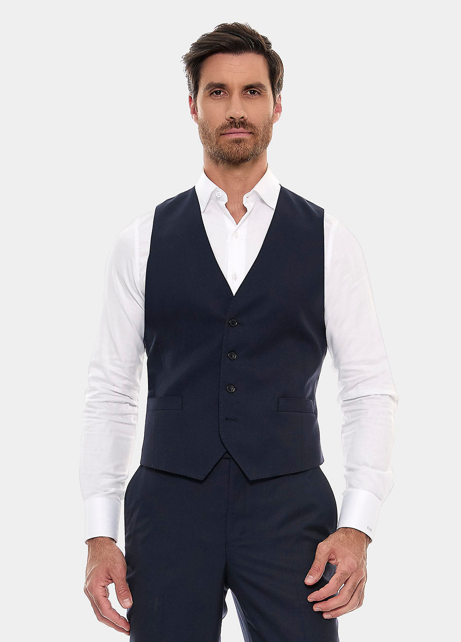 HAVOC Chaleco Sarga Azul De Prusia
