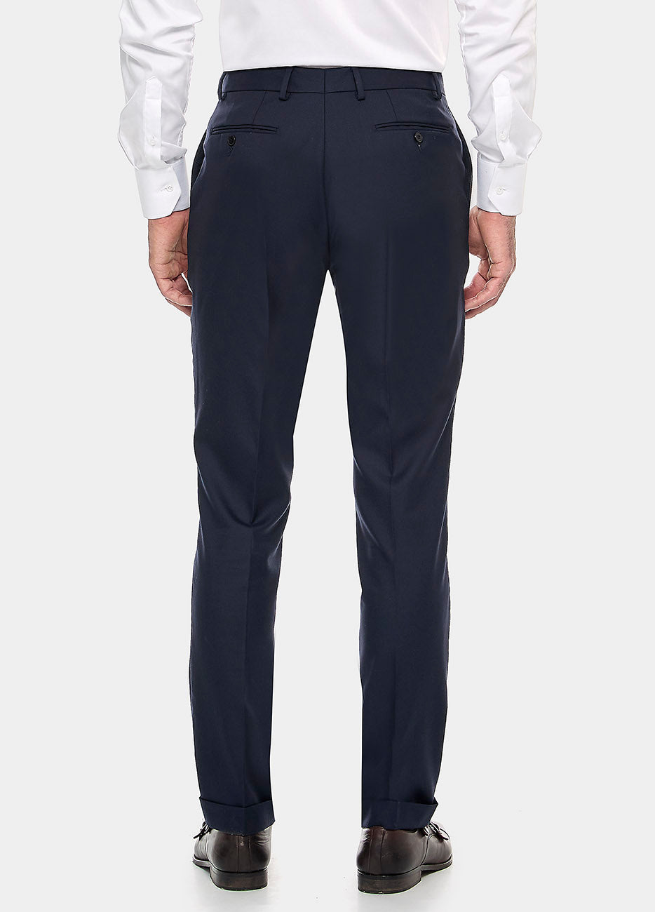 HAVOC Pantalón Sarga Azul De Prusia