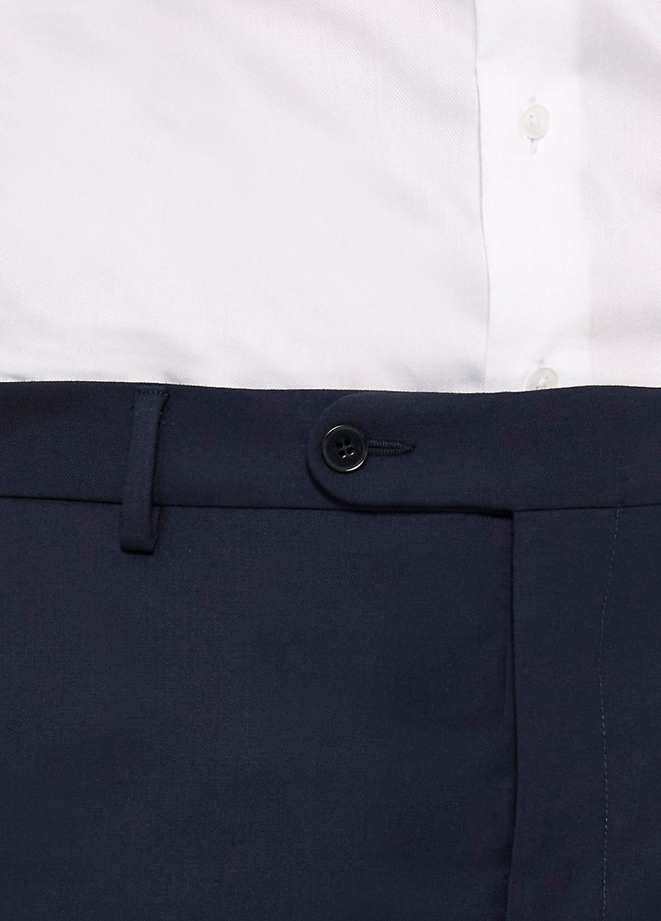 HAVOC Pantalón Sarga Azul De Prusia