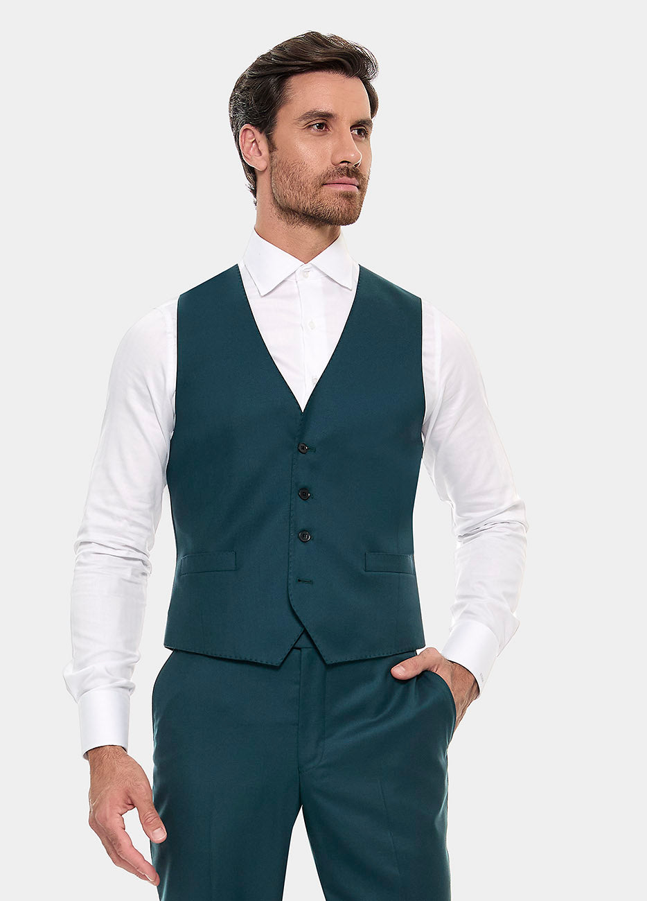 Chaleco Sarga Verde Cromo| HAVOC