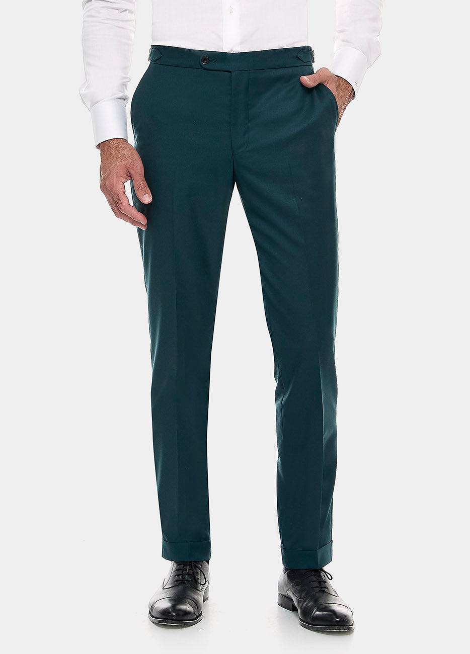 Pantalón Sarga Verde Cromo| HAVOC