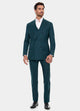 Traje Sarga Verde Cromo