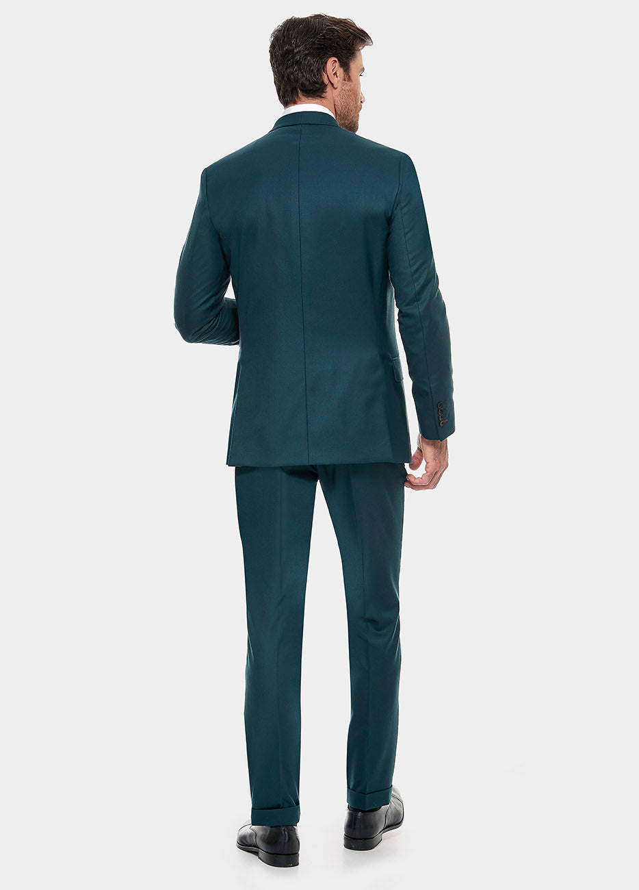 Traje Sarga Verde Cromo