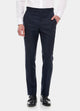 Pantalón Raya Diplomatica Azul Oxford Y Blanco