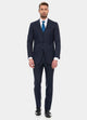 Traje Raya Diplomatica Azul Oxford Y Blanco