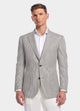 Blazer Azul Con Blanco Minicuadros