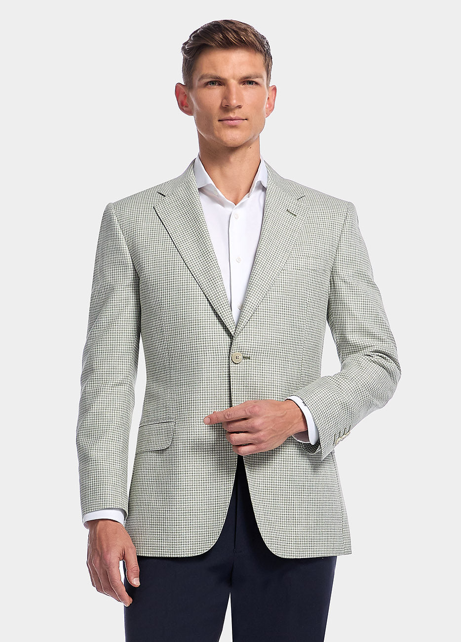 Blazer Verde Con Blanco Minicuadros| HAVOC