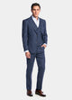 Traje Color Azul Con Rayas