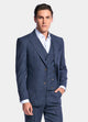 Saco Color Azul Con Rayas