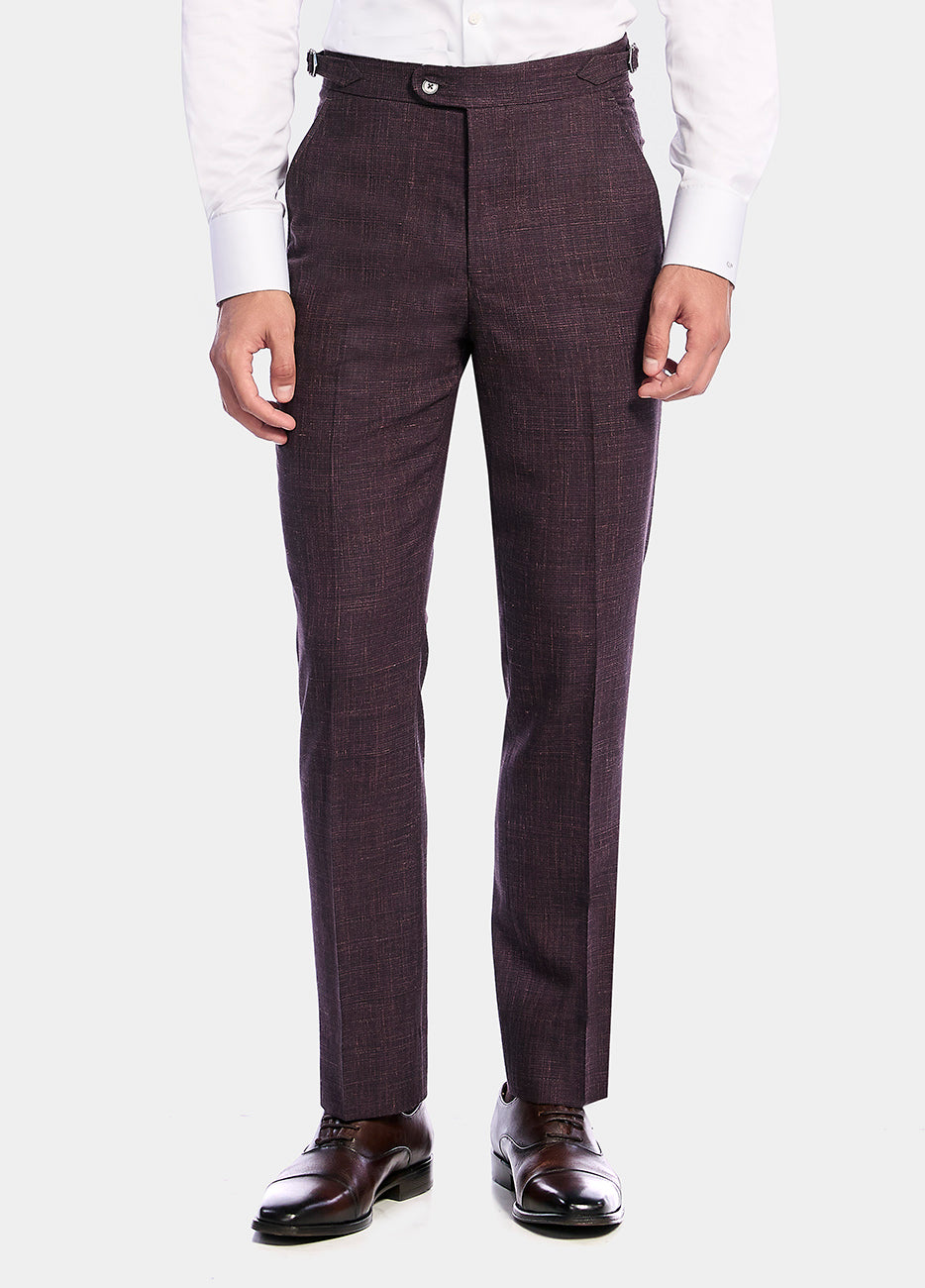 Pantalón Rojo Con Cuadros