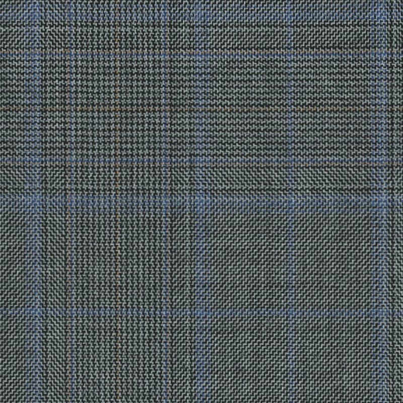 HAVOC Smoking Gris Medio Con Lineas Azules Super 140´S