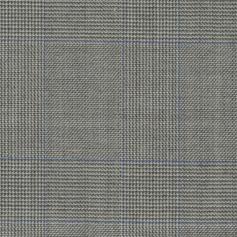 Traje Gris Principe De Gales Con Azul Ap| HAVOC