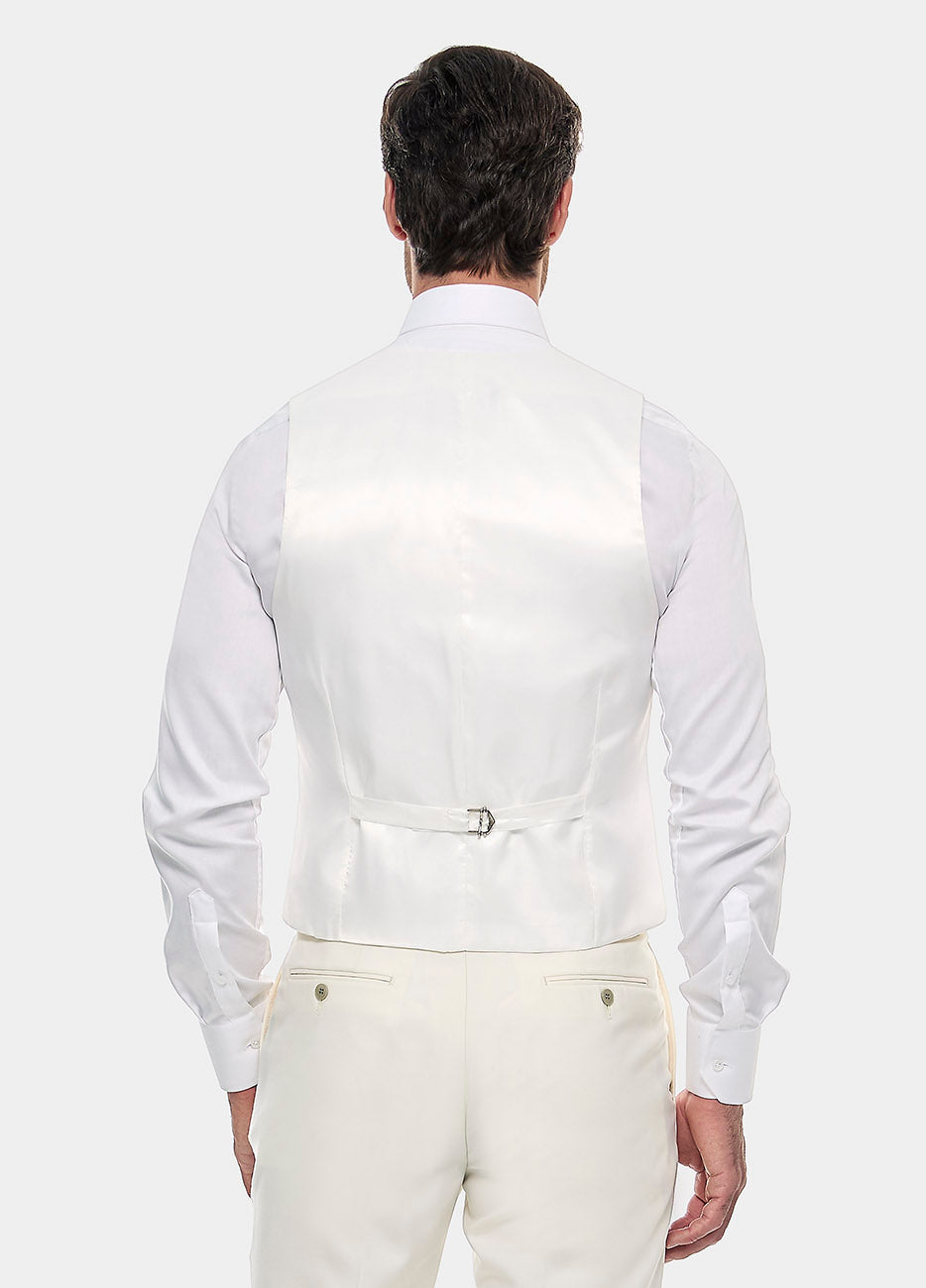 Chaleco Sarga Blanca
