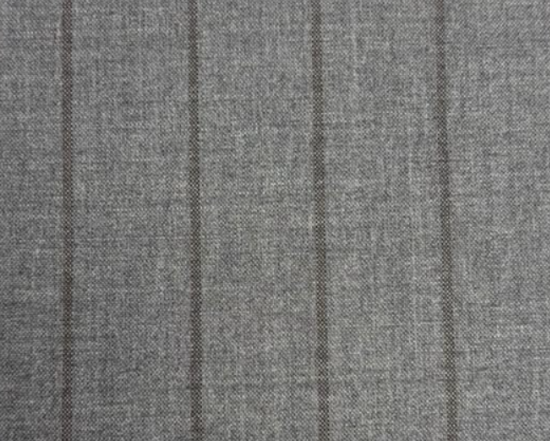 HAVOC Jaquette Color Gris Oscuro Con Raya Café Super 120´S