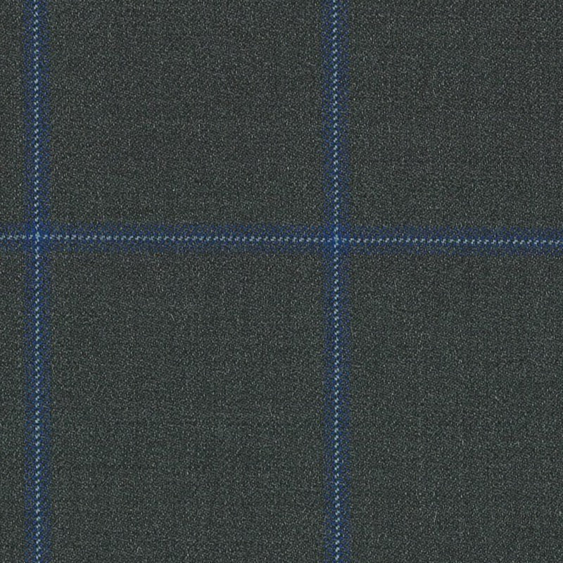 Chaleco Gris Oxford Cuadro Ventana Azul| HAVOC