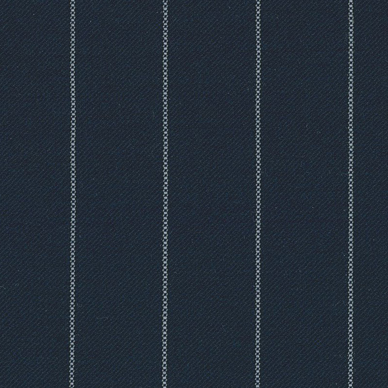 Traje Azul Marino Raya Blanca| HAVOC