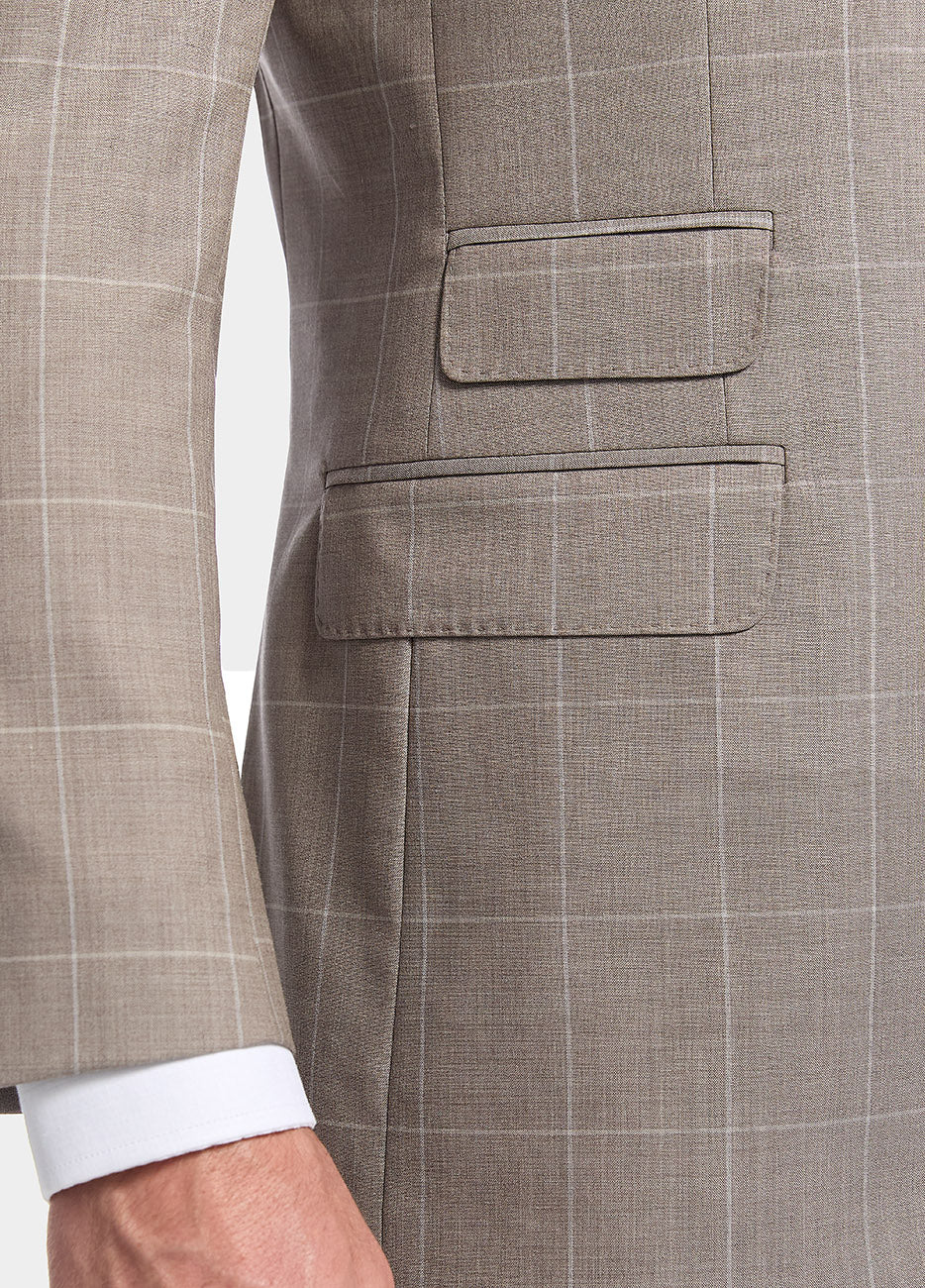 Blazer Café Lineas Clara Lisa