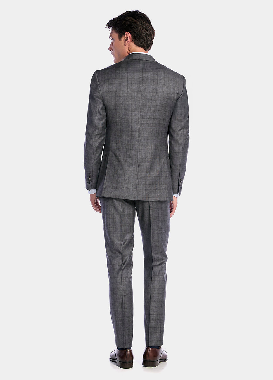 HAVOC Traje Gris Oxford Lineas Negras