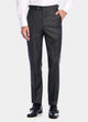 Pantalón Gris Obscuro Raya Gris Oxford