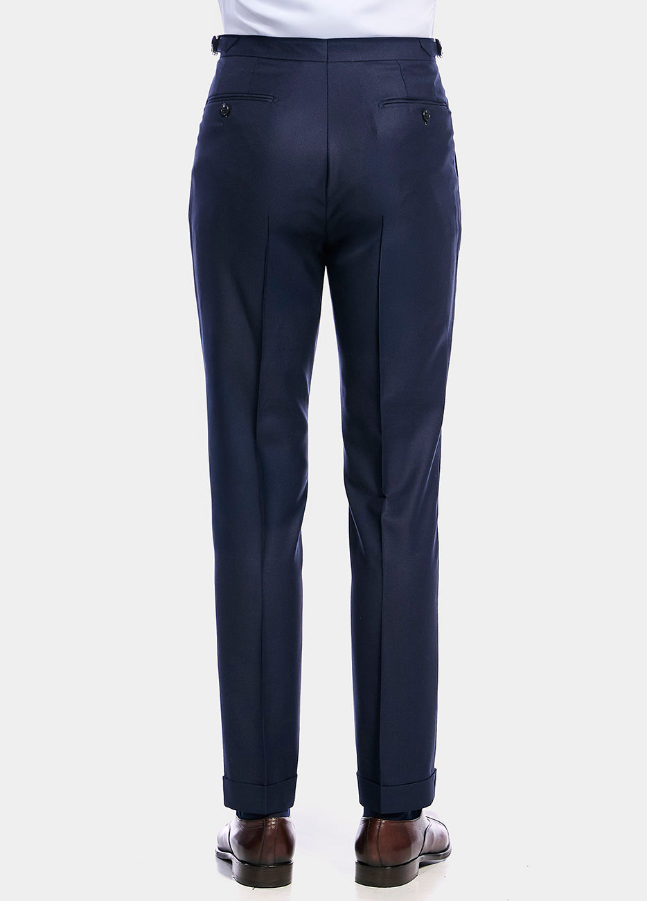 HAVOC Pantalón Ojo De Perdiz Azul Medianoche Lana Super 150'S