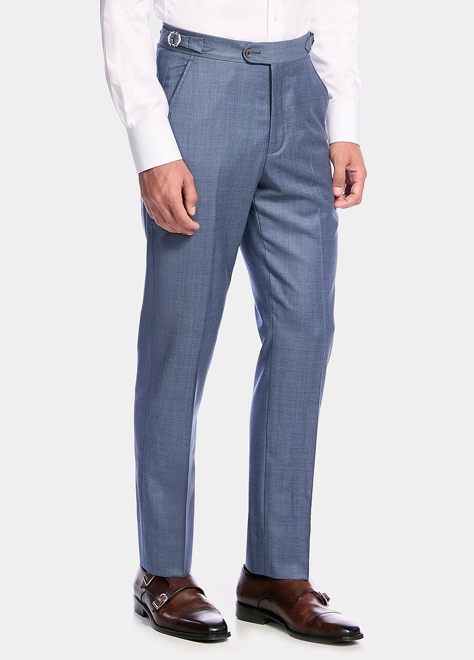HAVOC Pantalón Azul Grisaceo Jaspeado
