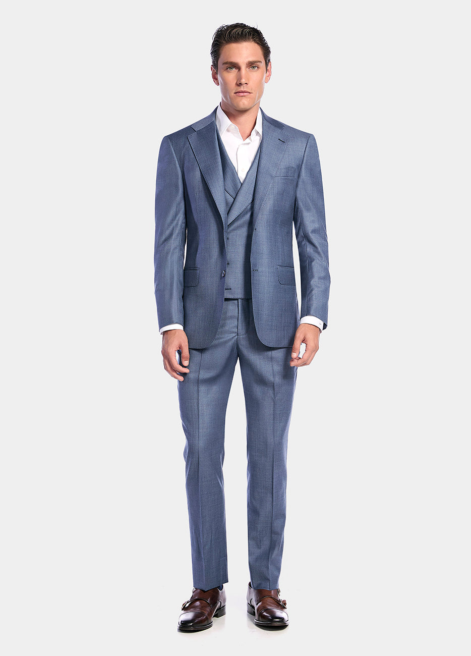 HAVOC Blazer Azul Grisaceo Jaspeado