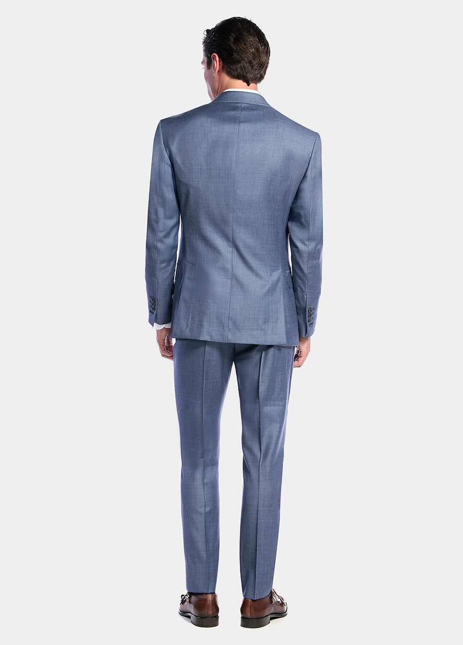 HAVOC Traje Azul Grisaceo Jaspeado