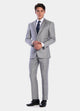 Traje Liso Gris Perla