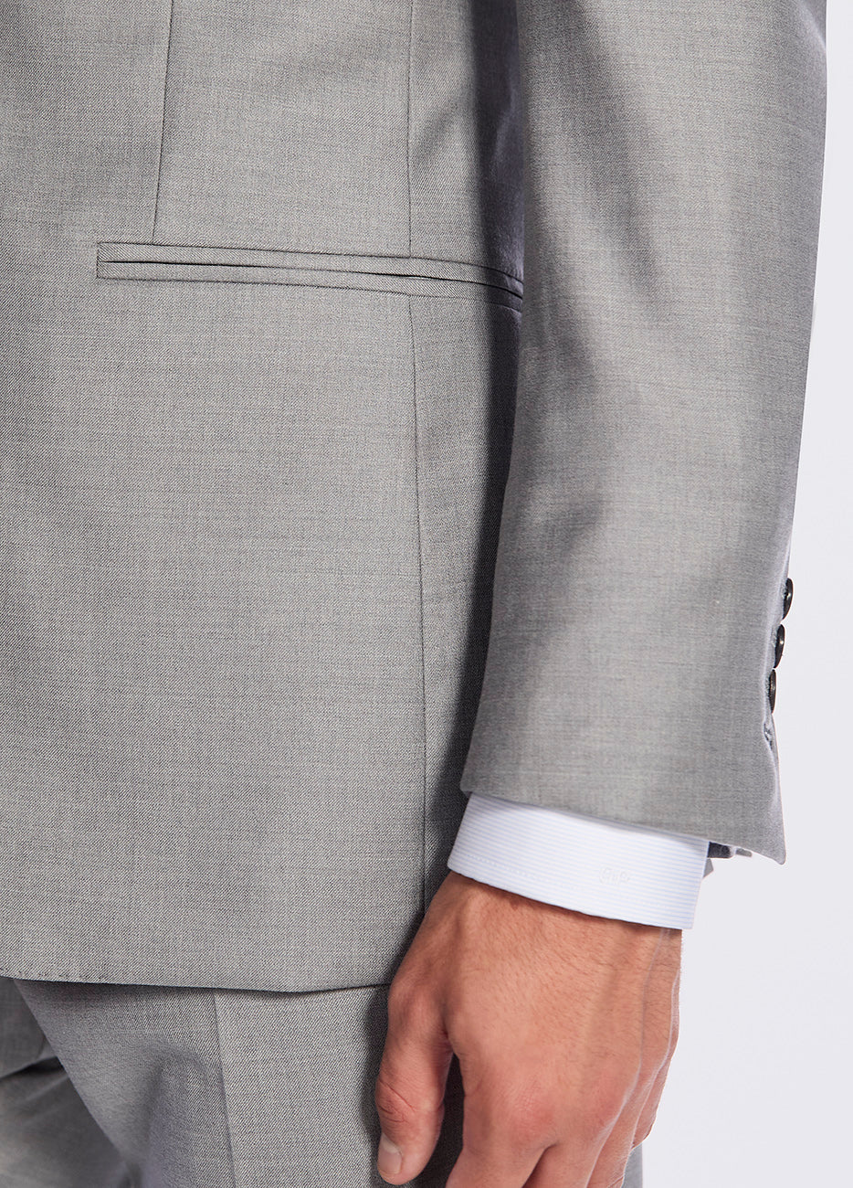 HAVOC Traje Liso Gris Perla