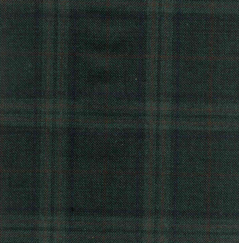 Havoc Pantalón Cuadro Ventana Verde Bandera Con Rayas Super 150´S