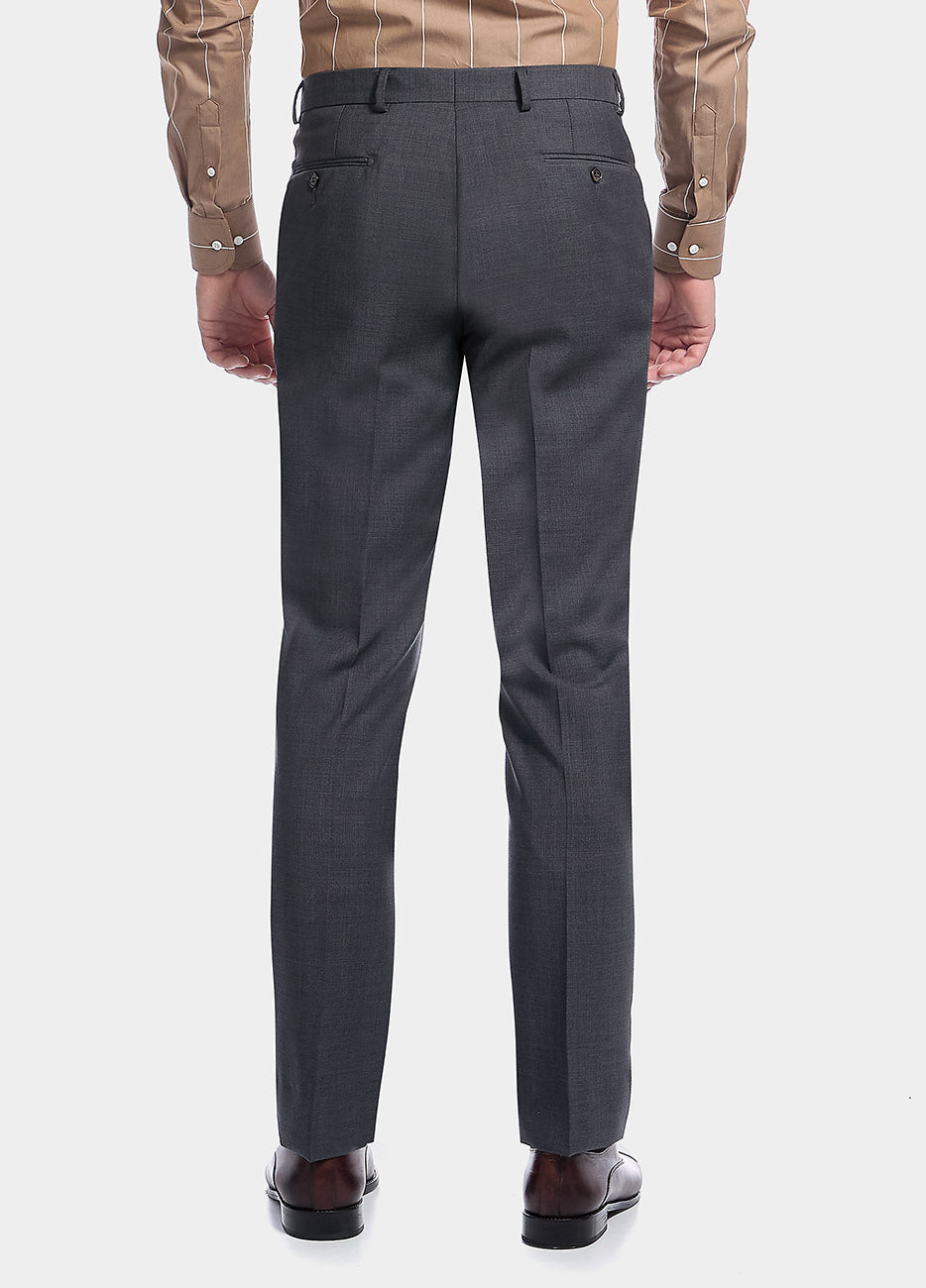 Pantalón Fil A Fil Gris Oxford