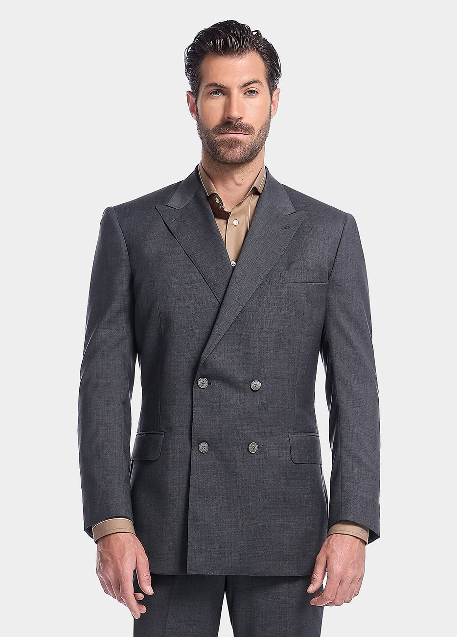 Havoc Blazer Fil A Fil Gris Oxford