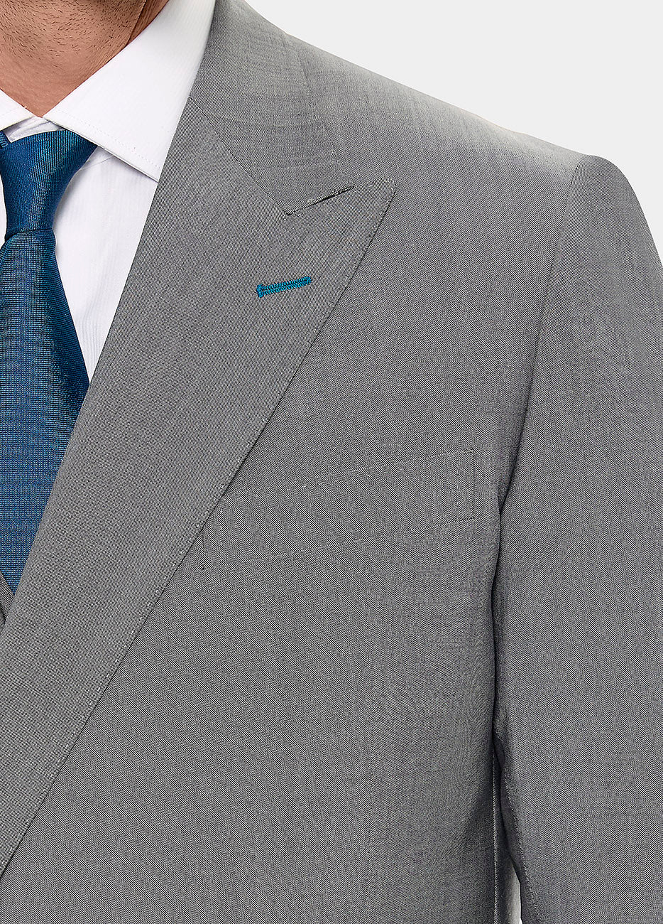 Blazer Tafetán Gris Lobo