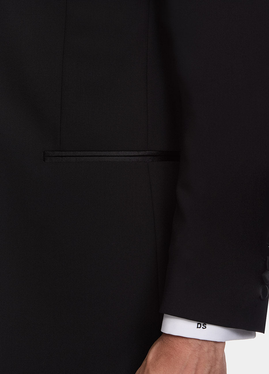Blazer Smoking Liso Negro