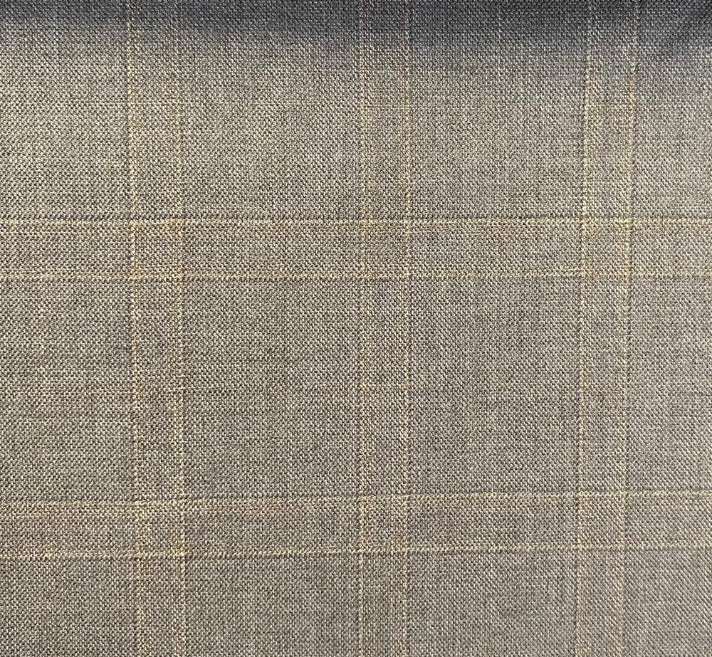 HAVOC Traje Cuadros Gris Con Lineas Beige Super 160